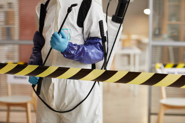 Professional Hoarding Cleanup technician working in Hightstown, NJ